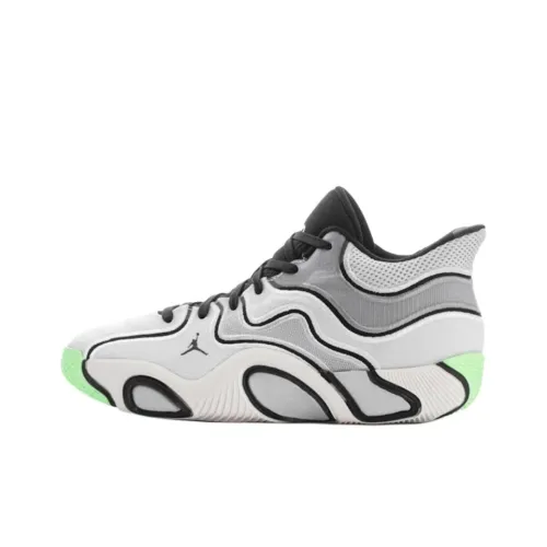 Джордан Tatum 3 Anti KICK Амортизация MID Топ Детские Баскетбольные кроссовки Белый Подростки