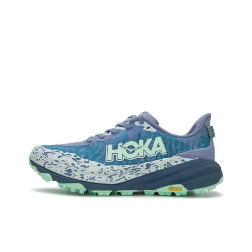 HOKA ONE ONE SPEEDGOAT 6 Беговые кроссовки Низкий Топ Бирюзовый Женский