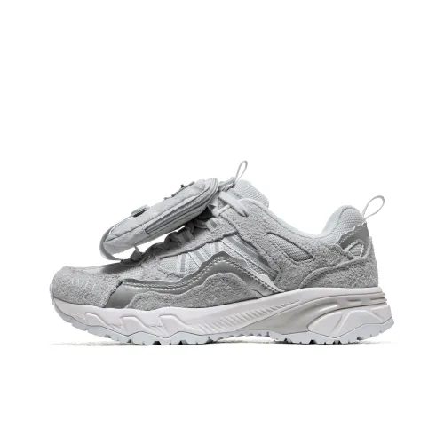 CAMEL Амортизаторы Шок Устойчивость к истиранию Низкий Топ Уличная обувь Женская Серебряный Серый