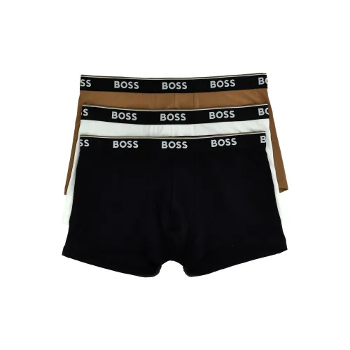Hugo Boss 3 пачки кофе + белый + черный мужские боксеры