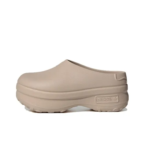Adidas Originals AdiFOM Stan Smith Mule Резиновая подошва Домашние тапочки Женские Цвет песчаной умбры