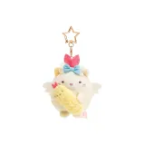 Желтая подвеска в виде кошки темпура