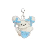 Счастье Щенок Подвеска — Синий Сумка через плечо с Бантом