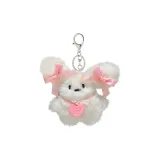 Счастье Щенок Подвеска — Розовая Любовь Сердце Бант