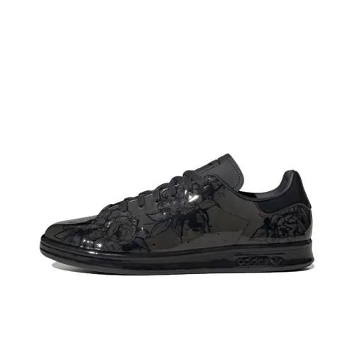 Adidas Originals Stan Smith Slip Resistant Abrasion Resistant Легкий Низкий Топ Скейтборд Кроссовки Унисекс Черный
