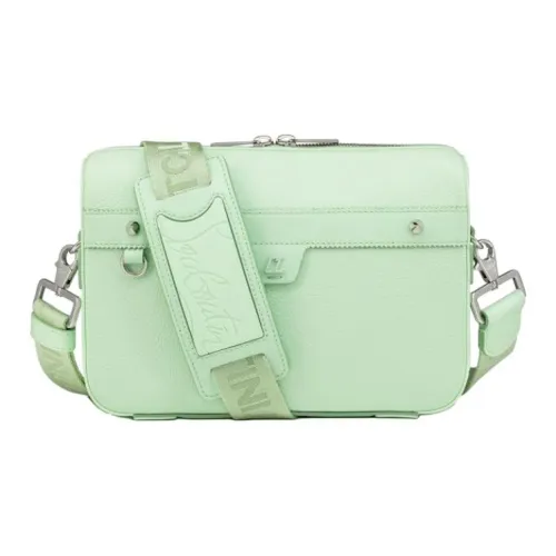 CL LUBOTING Телячья кожа Сумка через плечо Сумка на плечо Мужская Зеленая