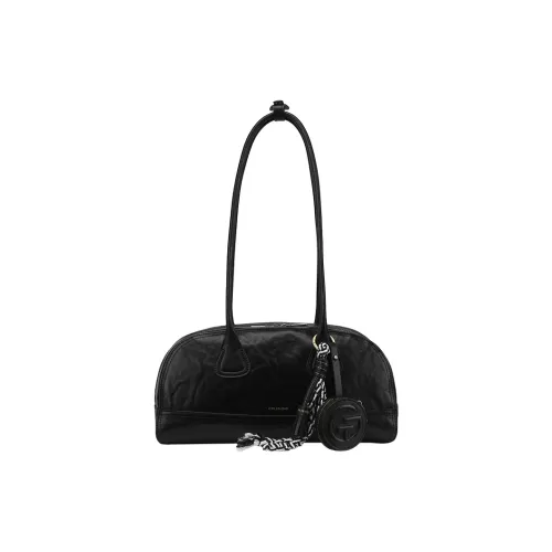 Tanita West Коровья кожа Сумка на плечо Женская Черная