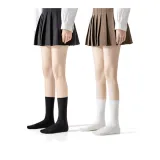 [Носки Crew 24 см] Черный + Белый