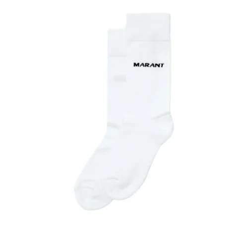 ISABEL MARANT 1 пачка Белые Мужские носки MID до икры