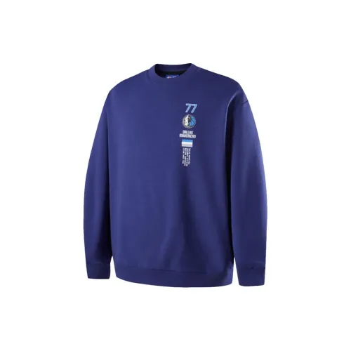 NBA Mavericks Team Doncic Свитшот Унисекс Темно-синий