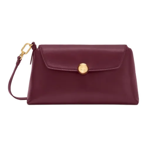 Furla Мягкий Lambskin Одно Плечо Сумка Мини Женская Фуксия