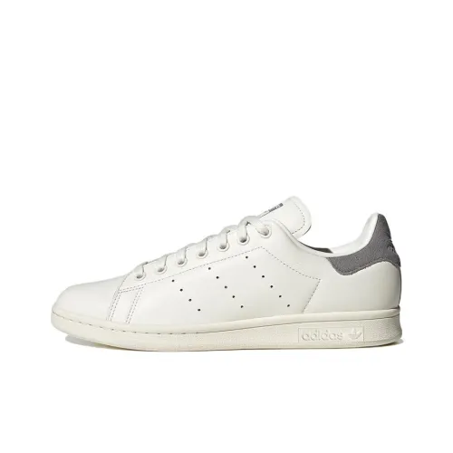Adidas Originals Stan Smith Slip Resistant Abrasion Resistant Легкий Низкий Топ Скейтборд Кроссовки Унисекс Белый Серый