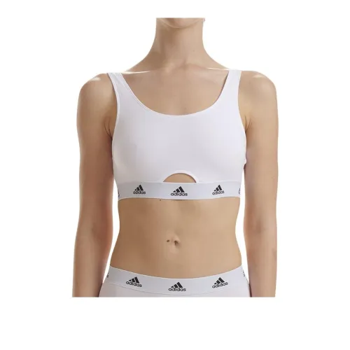 Adidas Белые Женские Бюстгальтеры