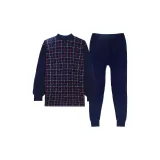 Темно-синий, средний воротник