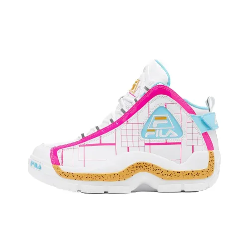 FILA Grant Hill 2 MID Топ Винтажные баскетбольные кроссовки Женские Белые