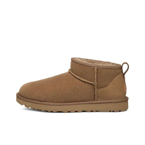 UGG CLASSIC ULTRA MINI Термостойкие Короткие Снежные Ботинки Женские Коричневые