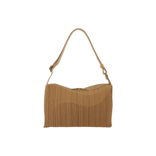 PLEATS PLEASE ISSEY MIYAKE Полиэстер Сумка через плечо Женская Песочно-бежевая