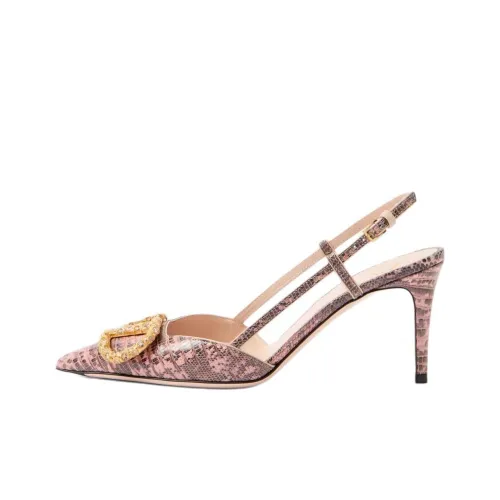 Valentino Vlogo Signature Узкий каблук Высокие каблуки 8 см Женские Розовый