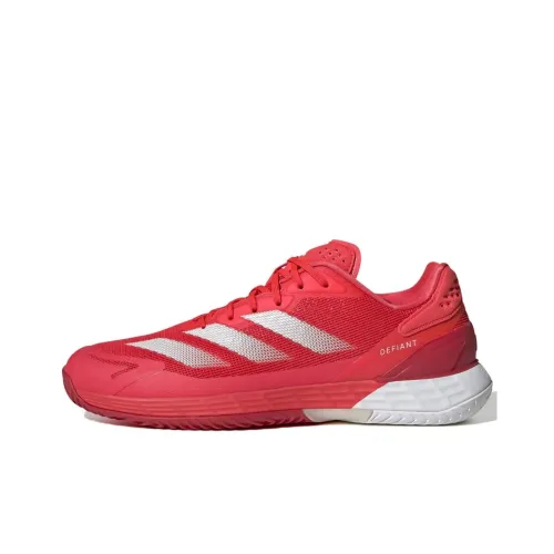 Adidas DEFIANT SPEED 2 Slip-resistant Abrasion-resistant Low-top Tennis Shoes Men's Red Adidas DEFIANT SPEED 2 Противоскользящие Износостойкие Низкие Кроссовки для тенниса Мужские Красные
