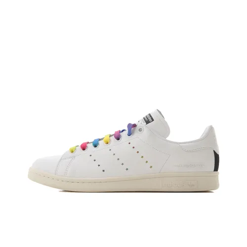 Stella McCartney x Adidas Originals STAN SMITH Скейтборд Кроссовки Низкие Противоскользящие Унисекс Многоцветные и Белые