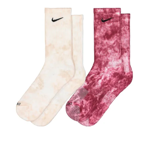 Носки Nike High Knee Унисекс 2 упаковки Розовый Красный Светло-Розовый