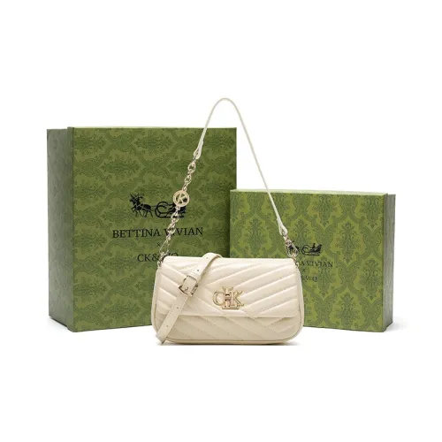 BETTINA VIVIAN ПУ (полиуретан) Сумка через плечо Женская Экрю