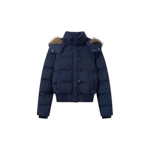 ENPofficial Хлопковый пуховик унисекс темно-синий