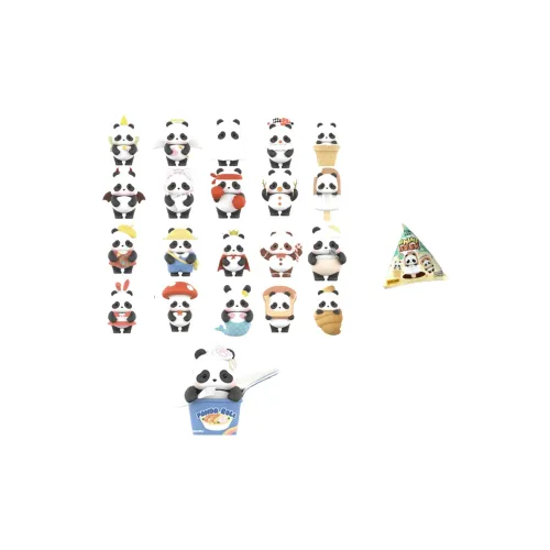 52TOYS PANDA ROLL Chubby Baby MINIME Versatile Collection Слепые коробки Single Mystery Box Целая коробка 20 шт