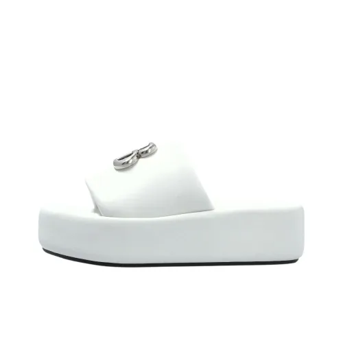 Balenciaga Шаговый шов Слипоны Белый Женские