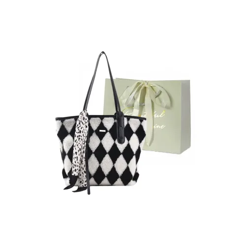 JIANGLIDA Плюшевая сумка через плечо женская многоцветная