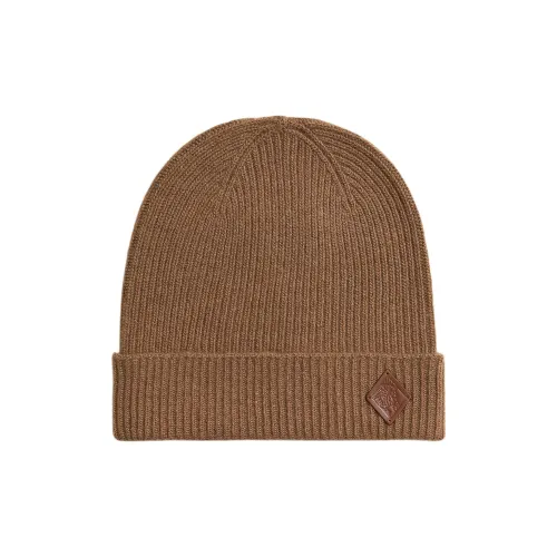 HERMES Шерсть Кашемир Телячья кожа Шапки-бини Мужской Многоцветный