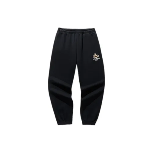 Anta Life Collection Черные Мужские Вязаные Спортивные Штаны