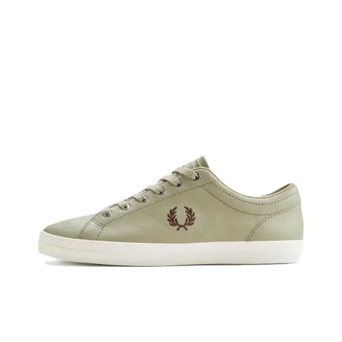 FRED PERRY Baseline Устойчивые к истиранию Низкие Кроссовки для скейтбординга Мужские Зеленые