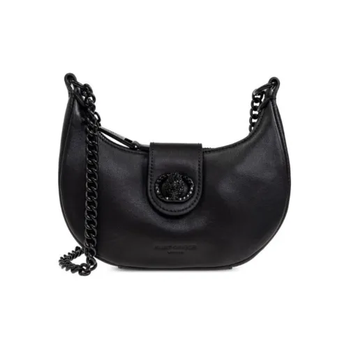 Kurt Geiger London Кожа Плечевая Сумка Маленькая Женская Черная