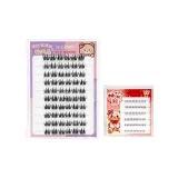 Клей-Бесплатно Двойной-Кончик Пшеница Накладные ресницы + Клей-Бесплатно Маленький Пламя Нижние Расширение ресниц