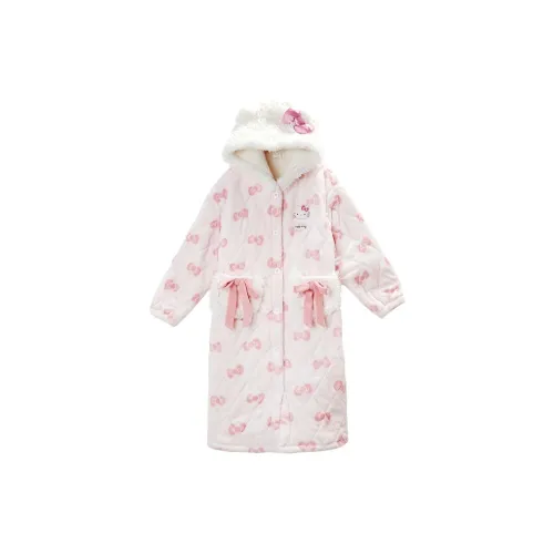GUKOO x Hello Kitty Банные халаты Женские Light Mist Розовый