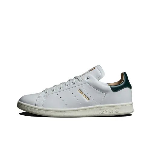 Adidas Originals Stan Smith Lu Легкий Износостойкий И Не-Низкий Топ Кроссовки для скейтбординга Унисекс Кремово-белый