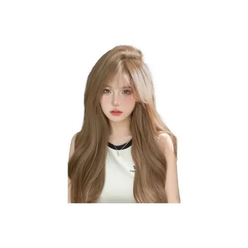 JUZIYE Водная рябь Длинный Кудрявый Парики Белок Волокно