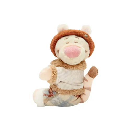 Disney 2024 Winnie The Pooh and Friends Home Collection Тиггер Кружево Вверх Куклы Плюшевая кукла 15 см Высота Шанхайский Дисней