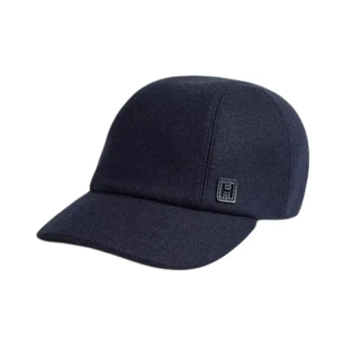 HERMES Шерсть Полиамид Кепки Мужские Полночный синий