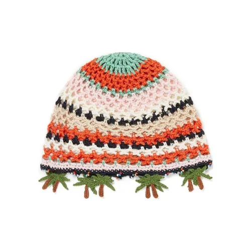 Alanui Хлопок Стекло Beanies Женские Оранжевый