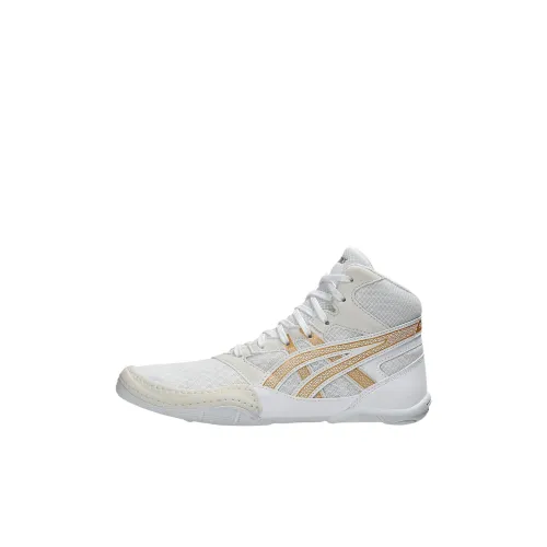 Asics Snapdown 4 High Топ Kids Lifestyle Shoes Белый PURE GOLD Детский