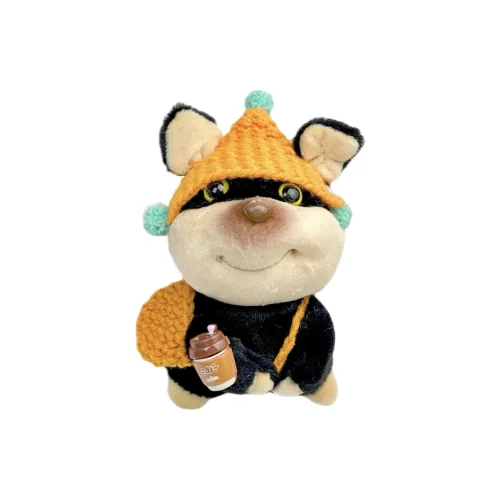 ROUERXIONG Пчелка Собака Подвеска Куклы Плюшевая кукла 14 см Рекомендуемый рост