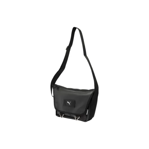 PUMA Термопластичный полиуретан с тканью курьерская сумка сумка через плечо унисекс черный