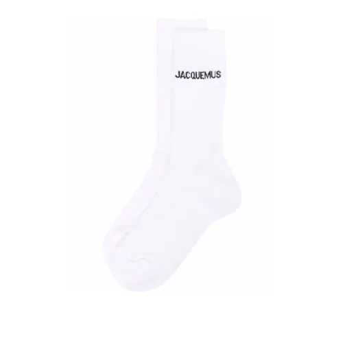 Jacquemus 1 шт Белый Унисекс MID Носки до икры
