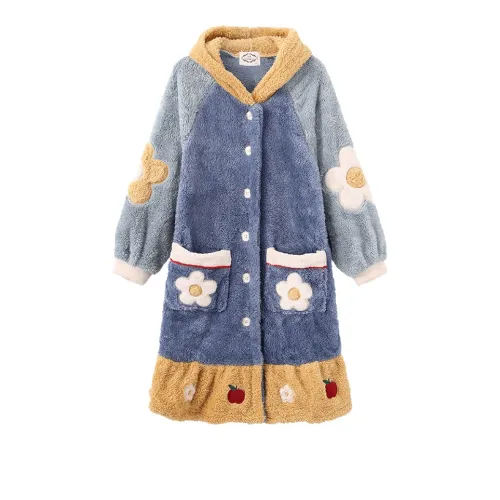 Shirley Банные халаты Женские Принцесса Синий