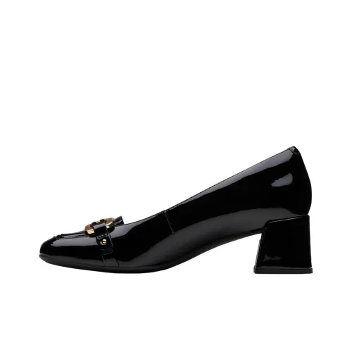 Clarks Высокие каблуки Черные Женские