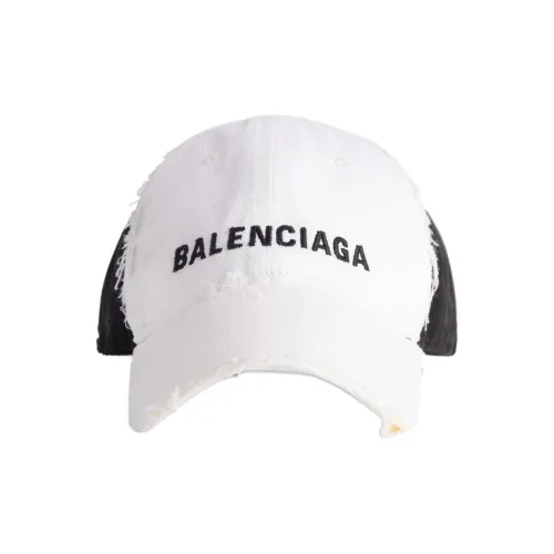 Balenciaga Хлопок Полиэстер Бейсболки Женские Белые