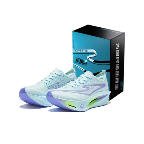 Erke Realm Of The Orchid 3,0 Амортизация Дышащий И Устойчивый Дизайн Низкий Топ Беговые кроссовки Женские Тихий синий