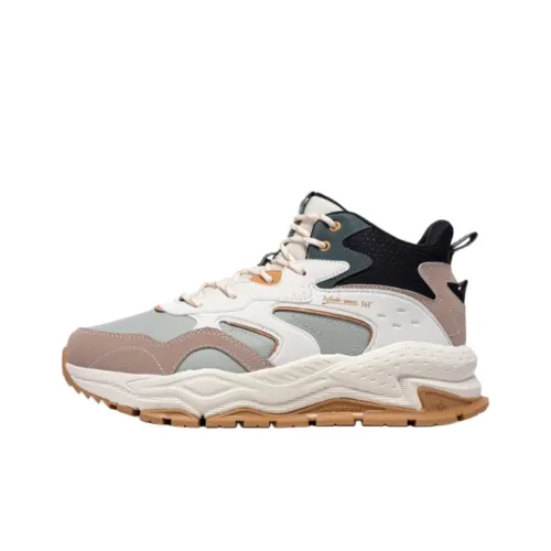 361° Износостойкий Термический MID Топ Обувь для активного отдыха Мужской Бежевый Черный